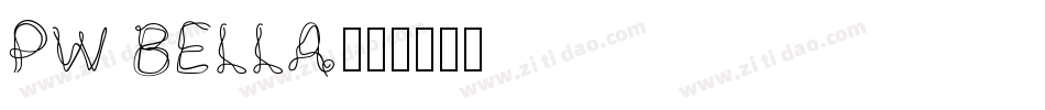 PW Bella字体转换